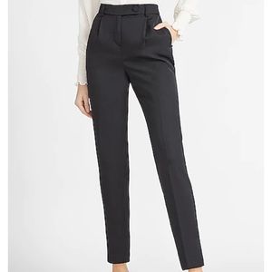 Bundle:Express High Waisted Tab Button Ankle Pant